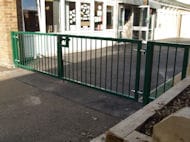 School Gates Railings St Simon Bolton
